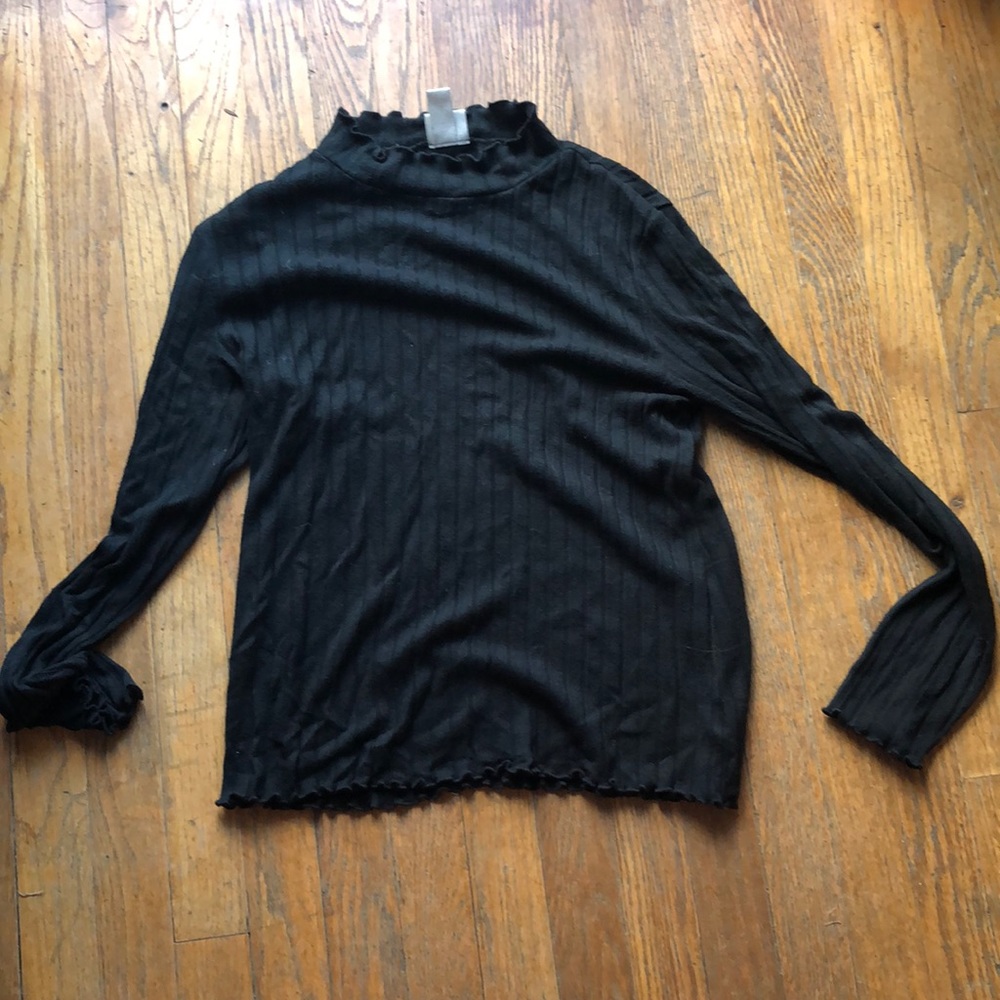 High neck long sleeve